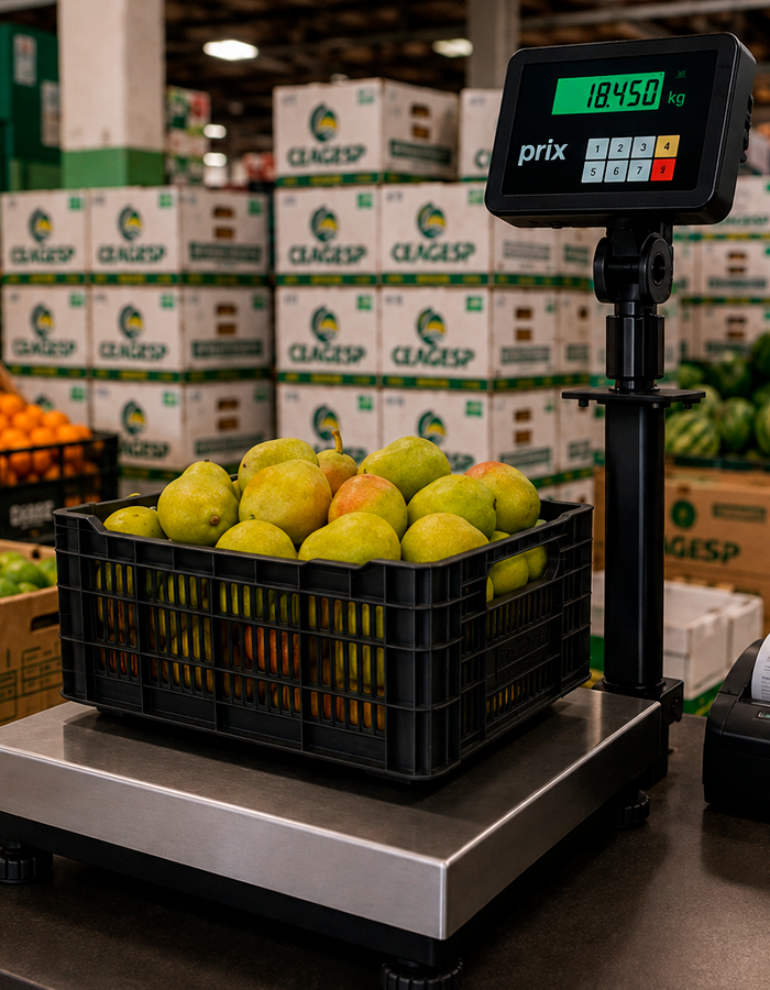 Balança automatizada integrada ao ERP NewOxxy CEASA